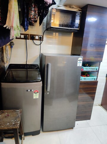 Kitchen in 1 BHK Apartment at Mhada Bharat Mill, Lower Parel – for Rent