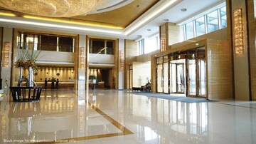 Building Lobby in 3 BHK Apartment at Godrej Tropical Isle, Sector 146 – for Sale