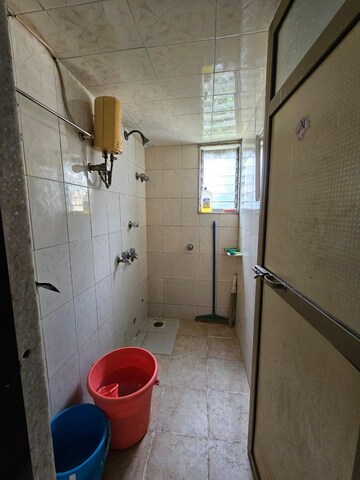 Bathroom in 1 BHK Apartment at Suchidham Complex, Goregaon East – for Rent