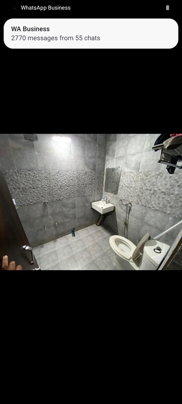 Bathroom in 3 BHK Apartment at Sun Aspire, Bopal – for Rent