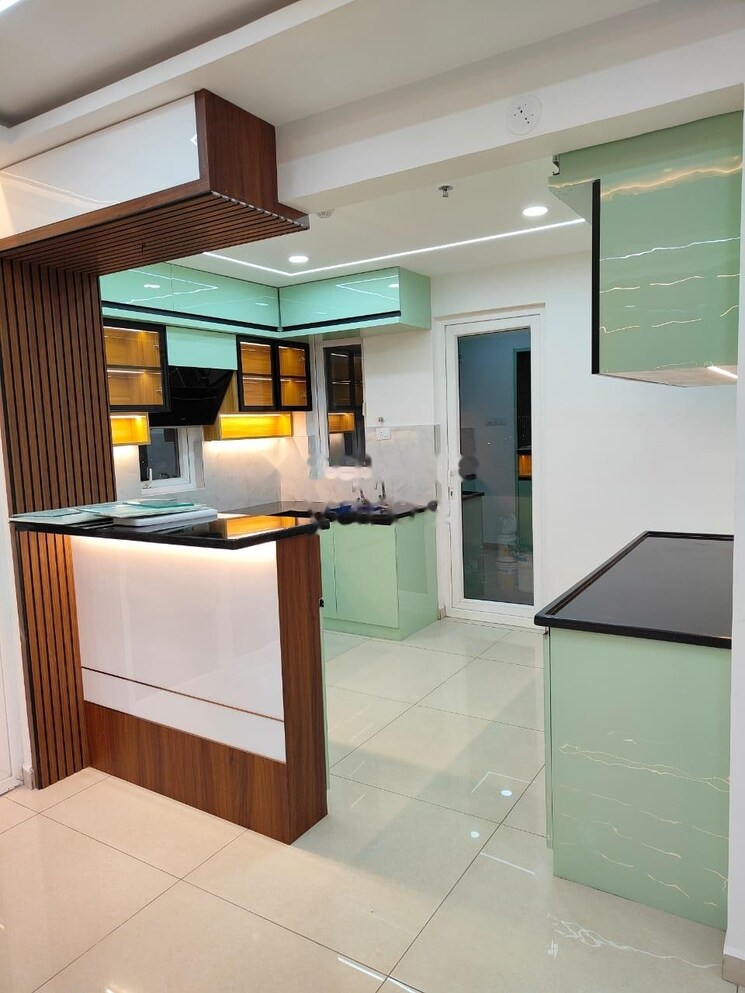 Kitchen, marina-skies 3 Bedroom 2000 Sq.Ft. Apartment In Hi Tech City Hyderabad 8795980