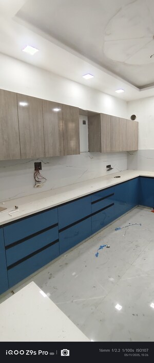 Kitchen in 4 BHK Builder Floor at Srishti Greenfield Homes, Green Fields Colony – for Sale