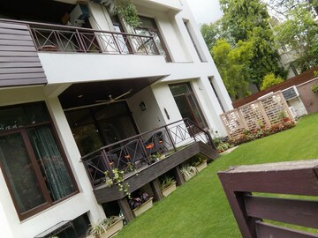 Balcony in 4 BHK Builder Floor at Jor Bagh – for Rent