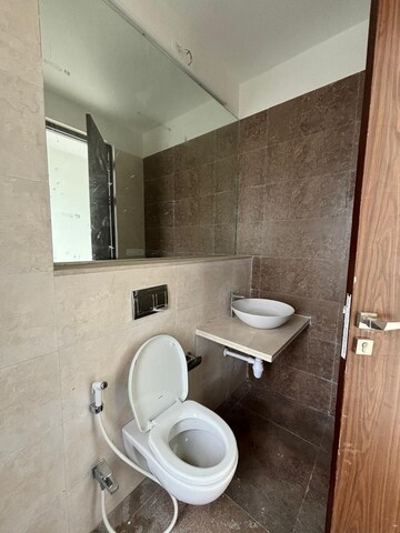 Bathroom in 3 BHK Apartment at Omkar Alta Monte, Malad East – for Rent