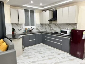Kitchen in 2 BHK Builder Floor at Saket – for Rent