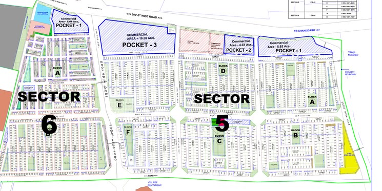 Map Location, gmada-eco-city  1800 Sq.Ft. Plot In North Mullanpur Chandigarh 8796078