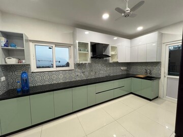 Kitchen in 3 BHK Apartment at Rajapushpa Provincia, Narsingi – for Rent