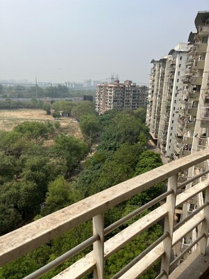 Balcony in 3.5 BHK Apartment at Mapsko Krishna Apra Gardens, Vaibhav Khand – for Sale
