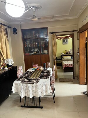 Living Room in 3.5 BHK Apartment at Mapsko Krishna Apra Gardens, Vaibhav Khand – for Sale