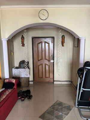 Living Room in 3.5 BHK Apartment at Mapsko Krishna Apra Gardens, Vaibhav Khand – for Sale