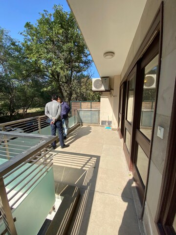 Balcony in 3 BHK Builder Floor at Defence Colony – for Rent