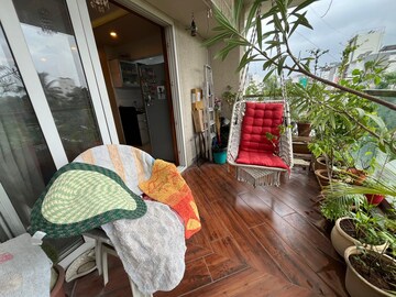 Balcony in 3 BHK Apartment at Gokhale Manik, Prabhat Road – for Sale