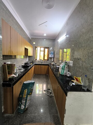 Kitchen in 3 BHK Builder Floor at Green Fields Colony – for Rent