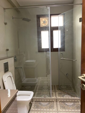 Bathroom in 3 BHK Builder Floor at Defence Colony – for Rent