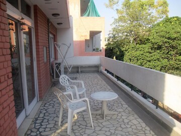 Balcony in 2 BHK Builder Floor at East Of Kailash – for Rent
