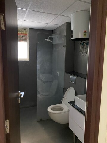 Bathroom in 3 BHK Apartment at Maya Green Lotus Saksham, International Airport Road – for Rent