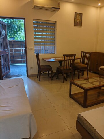 Living Room in 1 BHK Builder Floor at Malviya Nagar – for Rent