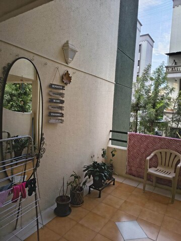 Balcony in 2 BHK Apartment at A.V.Bhat Oakwoods Apartment, Viman Nagar – for Rent
