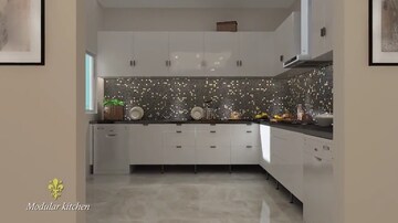Kitchen in 3 BHK Apartment at Ambika Florence Park, North Mullanpur – for Rent