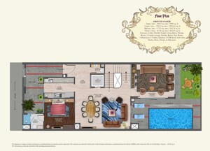 Master Plan in 5 BHK Villa at Mahagun Meadows Villas, Sector 150 – for Sale