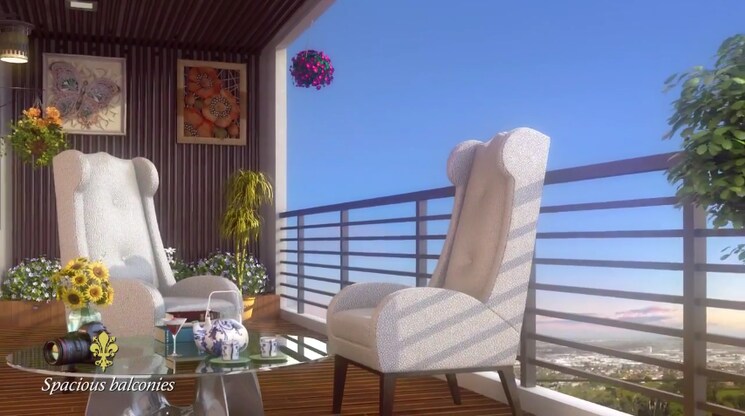 Balcony, ambika-florence-park 3 Bedroom 2050 Sq.Ft. Builder Floor In North Mullanpur Chandigarh 8794039