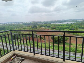 Balcony in 3 BHK Apartment at Shriram Sahaana, Yelahanka – for Rent