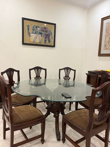 Living Room in 3 BHK Builder Floor at Defence Colony – for Rent