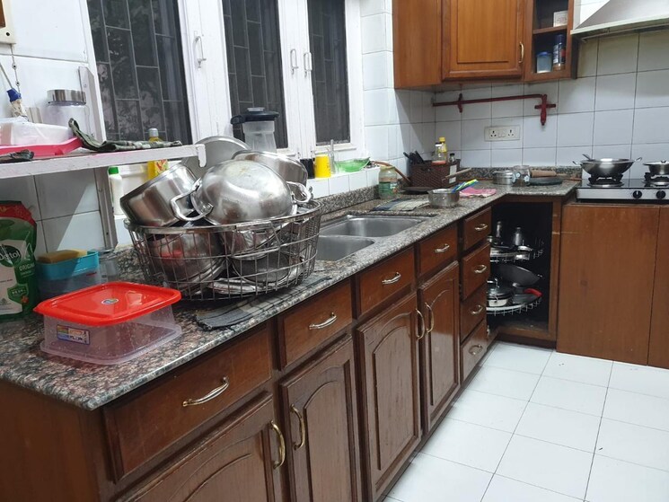 Kitchen, gulmohar park 3 Bedroom 400 Sq.Yd. Builder Floor In Gulmohar Park Delhi 8796525
