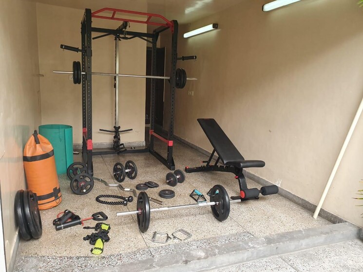 Gym, gulmohar park 3 Bedroom 400 Sq.Yd. Builder Floor In Gulmohar Park Delhi 8796525
