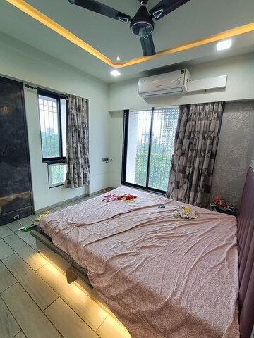 Master Bedroom in 2 BHK Apartment at Siddhi Highland Park, Kolshet Road – for Rent