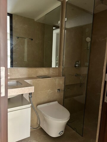 Bathroom in 3 BHK Apartment at Hiranandani Highland, Powai – for Rent