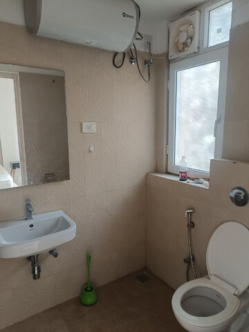 Bathroom in 3 BHK Apartment at Pacifica Hillcrest Phase 1, Gachibowli – for Rent