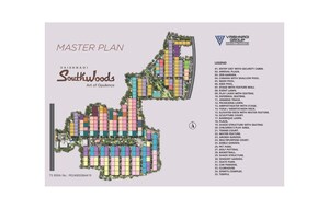 Master Plan in 5 BHK Villa at Vaishnaoi Southwoods, Shamshabad – for Sale