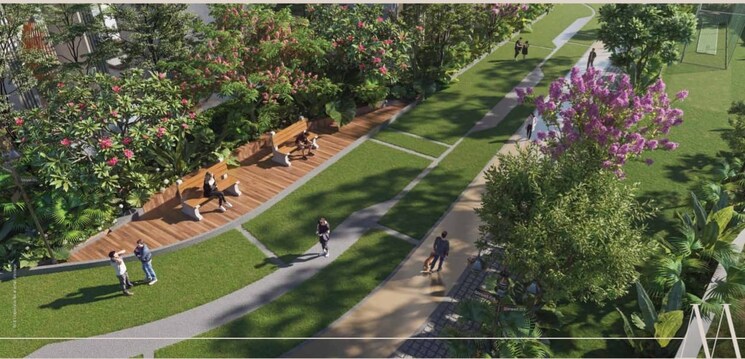 Garden, raghava-wave 3 Bedroom 1660 Sq.Ft. Apartment In Tellapur Hyderabad 8796748