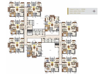 Master Plan in 3 BHK Apartment at Raghava Wave, Tellapur – for Sale