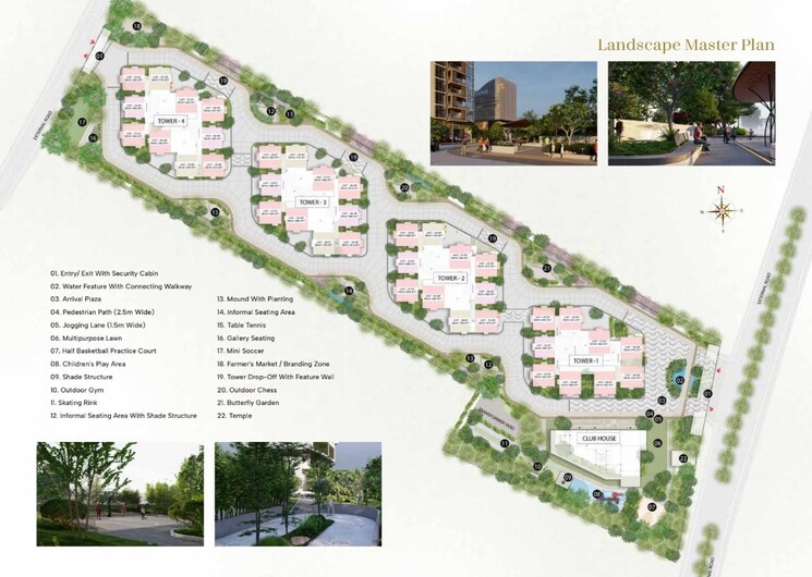 Master Plan, raghava-wave 3 Bedroom 1660 Sq.Ft. Apartment In Tellapur Hyderabad 8796748