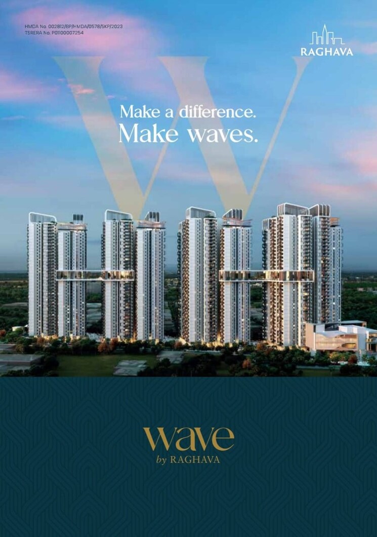 Exterior View, raghava-wave 3 Bedroom 1660 Sq.Ft. Apartment In Tellapur Hyderabad 8796748