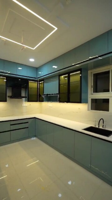 Kitchen in 4 BHK Apartment at Aurobindo Kohinoor, Serilingampally – for Rent