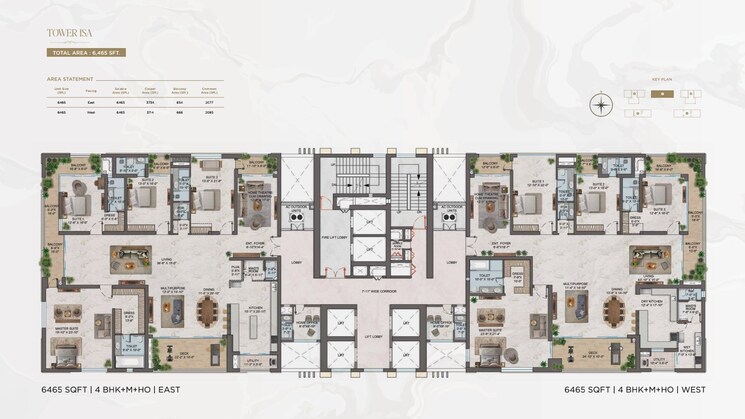 Floor Plan, msn-one 4 Bedroom 5510 Sq.Ft. Apartment In Kokapet Hyderabad 8796779