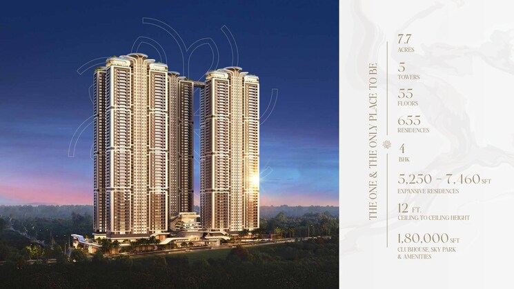 Exterior View, msn-one 4 Bedroom 5510 Sq.Ft. Apartment In Kokapet Hyderabad 8796779