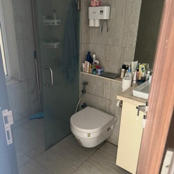 Bathroom in 2.5 BHK Apartment at Runwal Elegante, Shashtri Nagar – for Rent