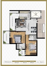 2 BHK + Pooja Room 1248 Sq.Ft. Apartment in SBP City Of Dreams Zirakpur