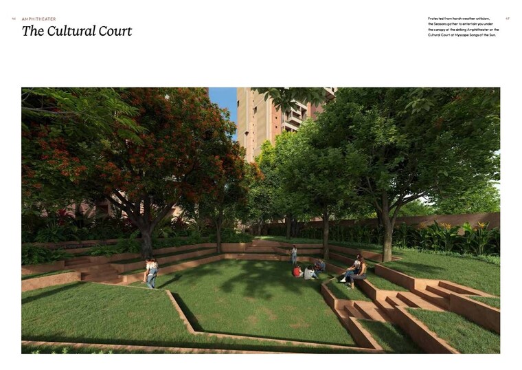 Garden, myscape-songs-of-the-sun 3 Bedroom 2825 Sq.Ft. Apartment In Financial District Hyderabad 8796833