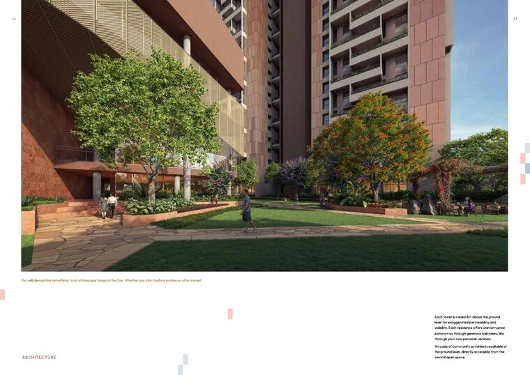 Exterior View, myscape-songs-of-the-sun 3 Bedroom 2825 Sq.Ft. Apartment In Financial District Hyderabad 8796833