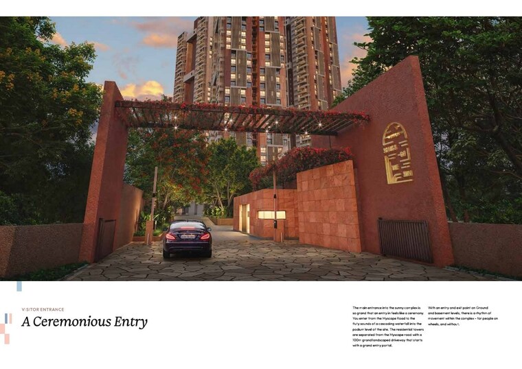 Exterior View, myscape-songs-of-the-sun 3 Bedroom 2825 Sq.Ft. Apartment In Financial District Hyderabad 8796833