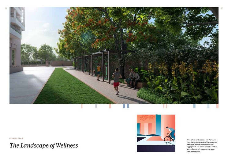 Garden, myscape-songs-of-the-sun 3 Bedroom 2825 Sq.Ft. Apartment In Financial District Hyderabad 8796833