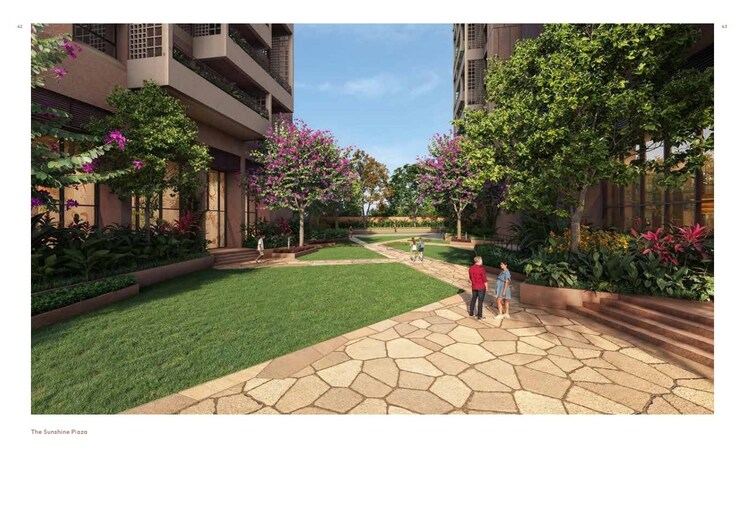 Garden, myscape-songs-of-the-sun 3 Bedroom 2825 Sq.Ft. Apartment In Financial District Hyderabad 8796833