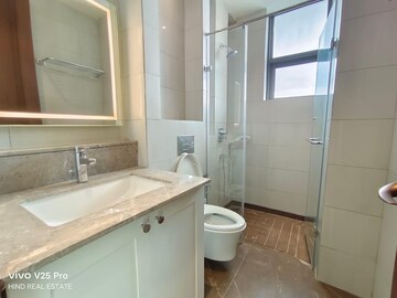 Bathroom in 4 BHK Apartment at Chattarpur – for Rent