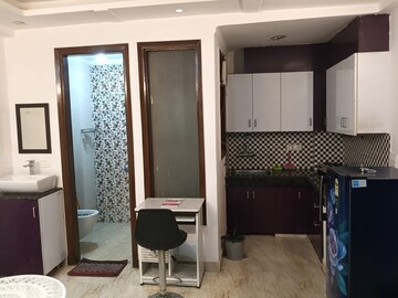 Master Bedroom in 1 BHK Builder Floor at Chattarpur – for Rent