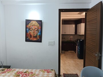 Bedroom in 1 BHK Builder Floor at Chattarpur – for Rent